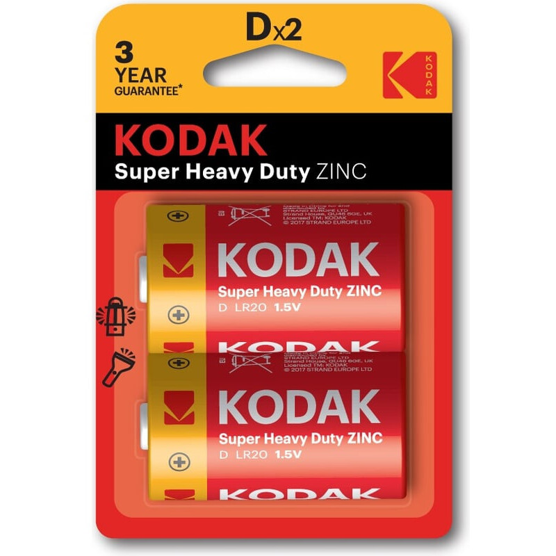 Батарейка Kodak (D, 2 шт.) - B0005135