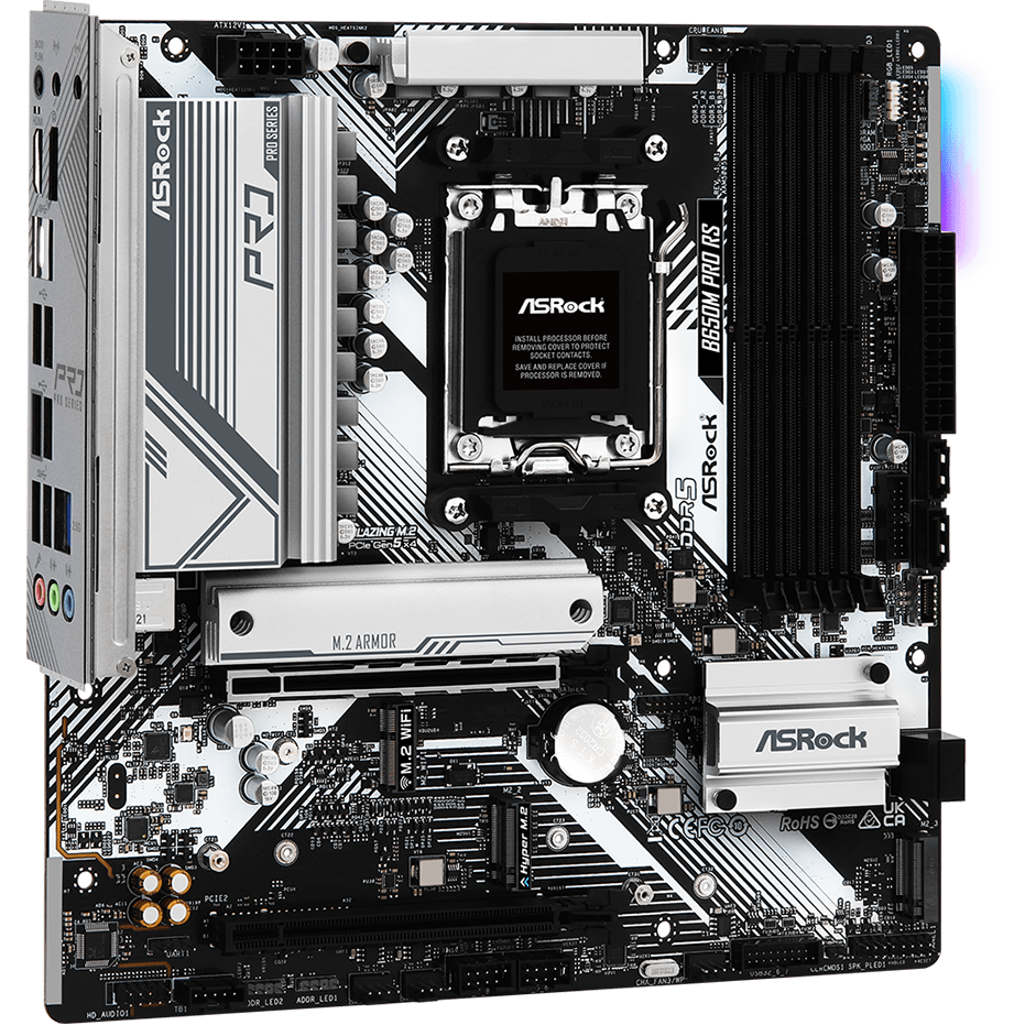 ..... Материнская плата ASRock B650M PRO RS (5961) Б/У - фото 3