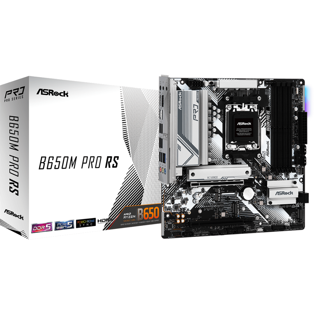 ..... Материнская плата ASRock B650M PRO RS (5961) Б/У - фото 5