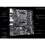 Материнская плата Gigabyte B450M D3HP