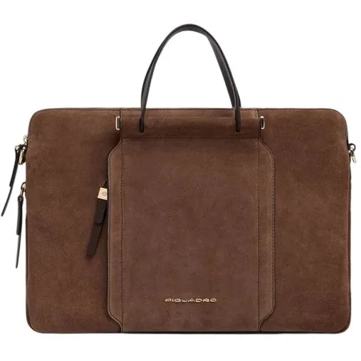 Сумка для ноутбука Piquadro Expandable Leather Work Bag for 14" Brown (CA6698W92/MS)