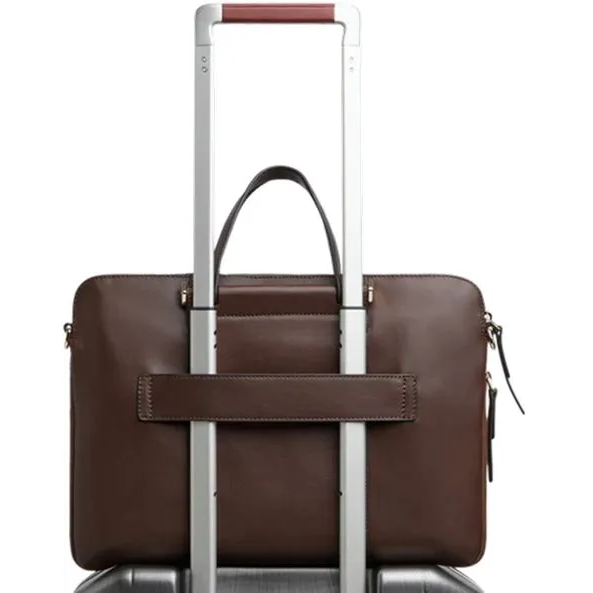 Сумка для ноутбука Piquadro Expandable Leather Work Bag for 14" Brown (CA6698W92/MS) - фото 6