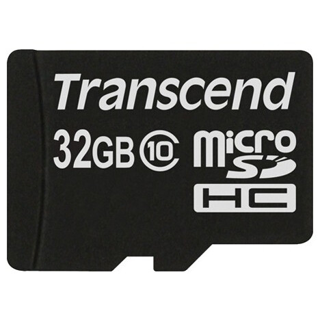 Карта памяти 32GB MicroSD Transcend (TS32GUSDC10)