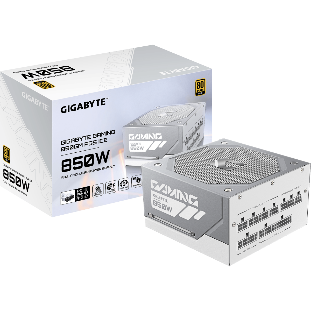 Блок питания 850W Gigabyte GP-GME850GM PG5 ICE - фото 7