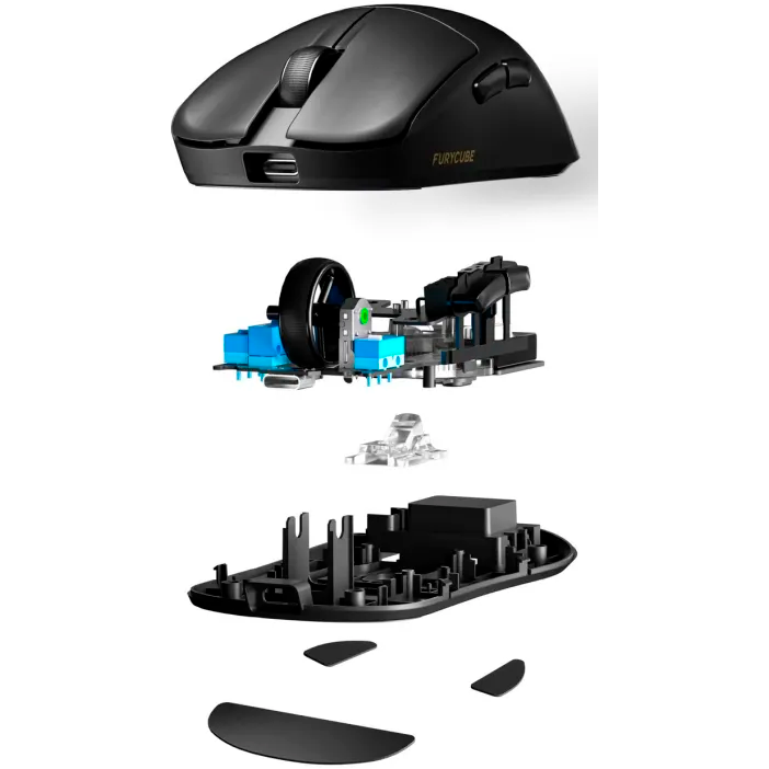 Мышь Furycube G13S Black - фото 6