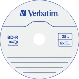 Диск BD-R Verbatim 25GB 6x Cake Box (10 шт.) (43742)