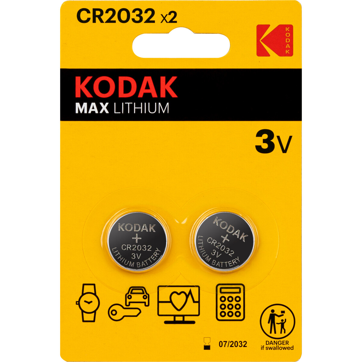 Батарейка Kodak (CR2032, 2 шт.) - B0037004