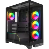 Корпус HSPD F550-TGBK-ARGB Black