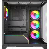 Корпус HSPD F550-TGBK-ARGB Black
