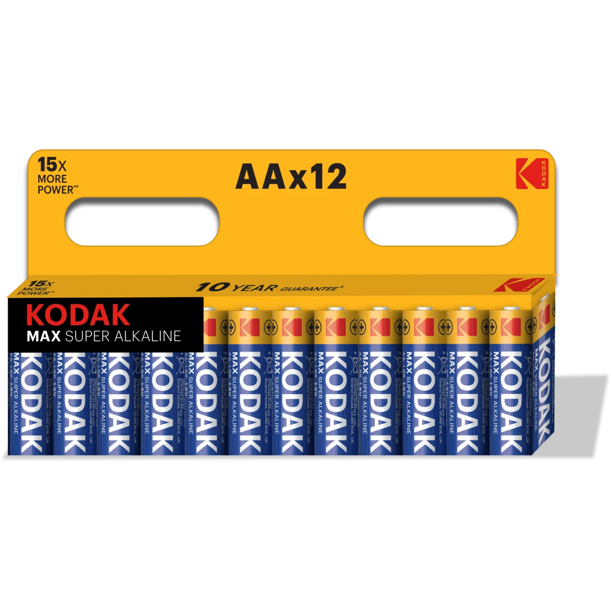 Батарейка Kodak Max Super Alkaline (AA, 12 шт.) - B0008961