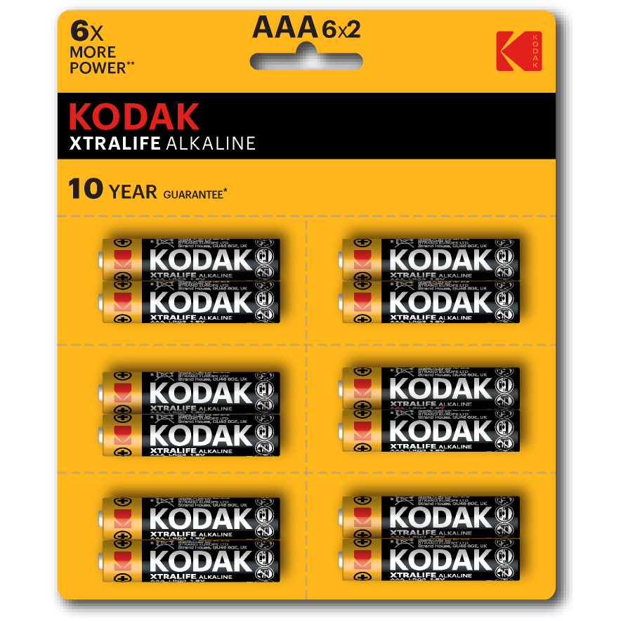 Батарейка Kodak Perforated XTRALIFE (AAA, 12 шт.) - B0038793