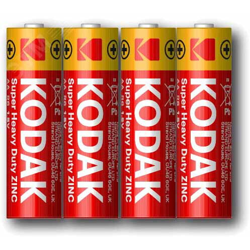 Батарейка Kodak Super Heavy Duty (AA, 4 шт.) - B0005141