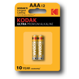 Батарейка Kodak Ultra Premium (AAA, 2 шт.) (B0064257)