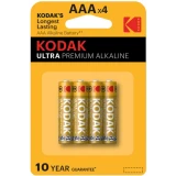 Батарейка Kodak Ultra Premium (AAA, 4 шт.) (B0005128)
