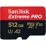 ..... Карта памяти 512GB MicroSD SanDisk Extreme Pro + SD адаптер (SDSQXCD-512G-GN6MA) (5C10) Б/У