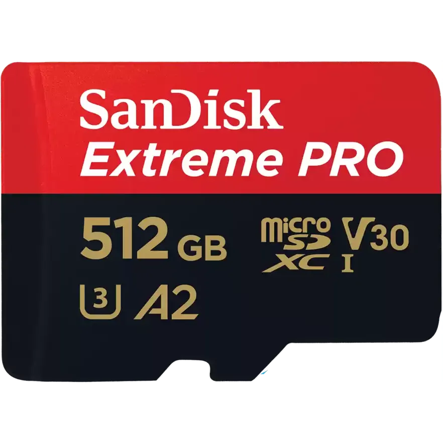 ..... Карта памяти 512GB MicroSD SanDisk Extreme Pro + SD адаптер (SDSQXCD-512G-GN6MA) (5C10) Б/У