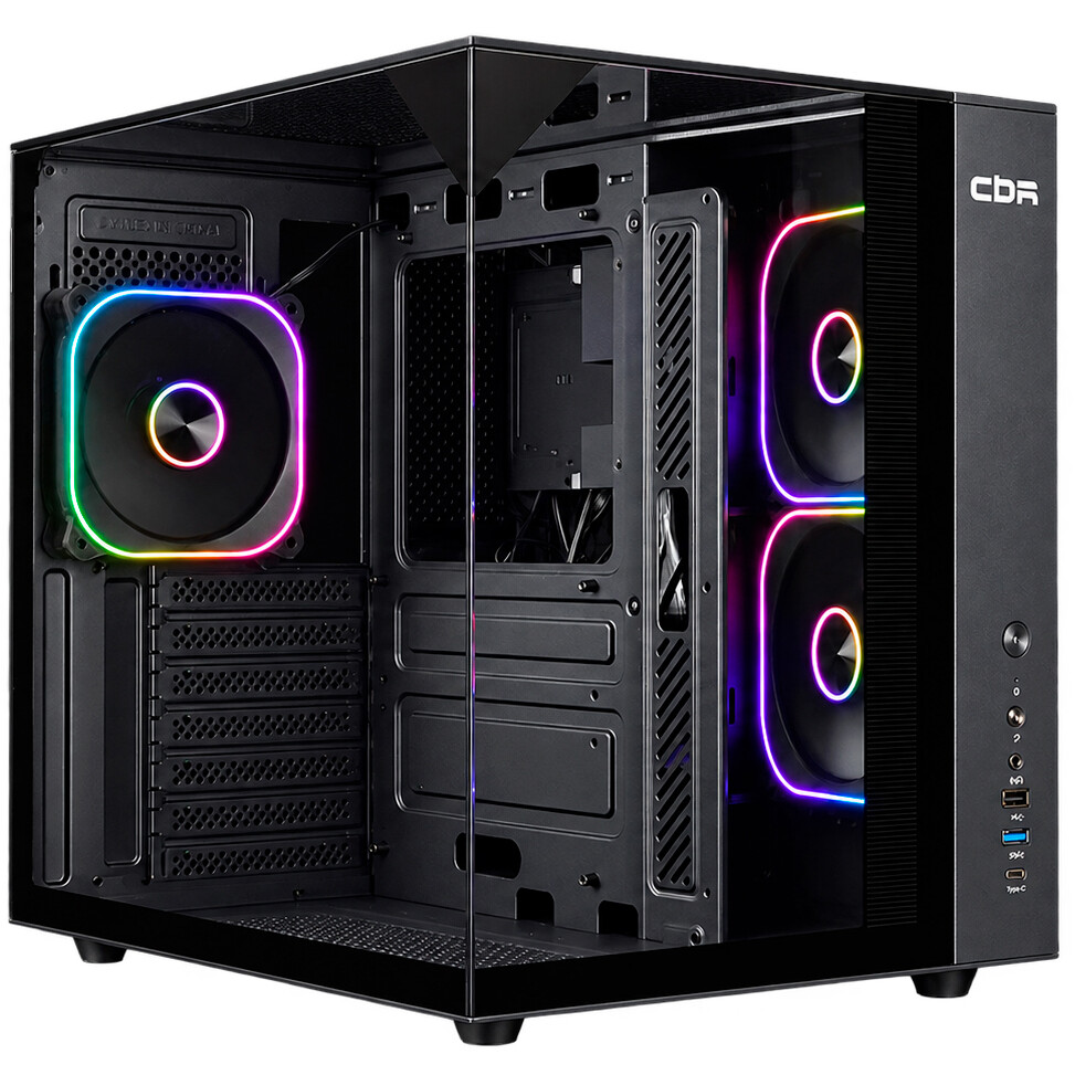 Корпус CBR PCC-ATX-X810BK-WPSU