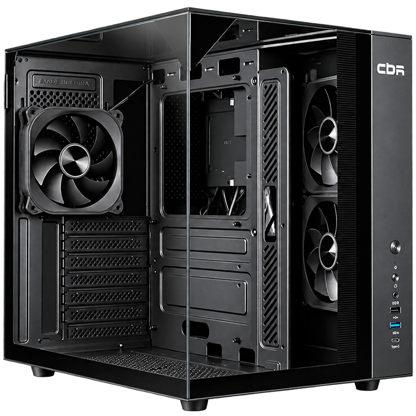 Корпус CBR PCC-ATX-X810BK-WPSU - фото 2