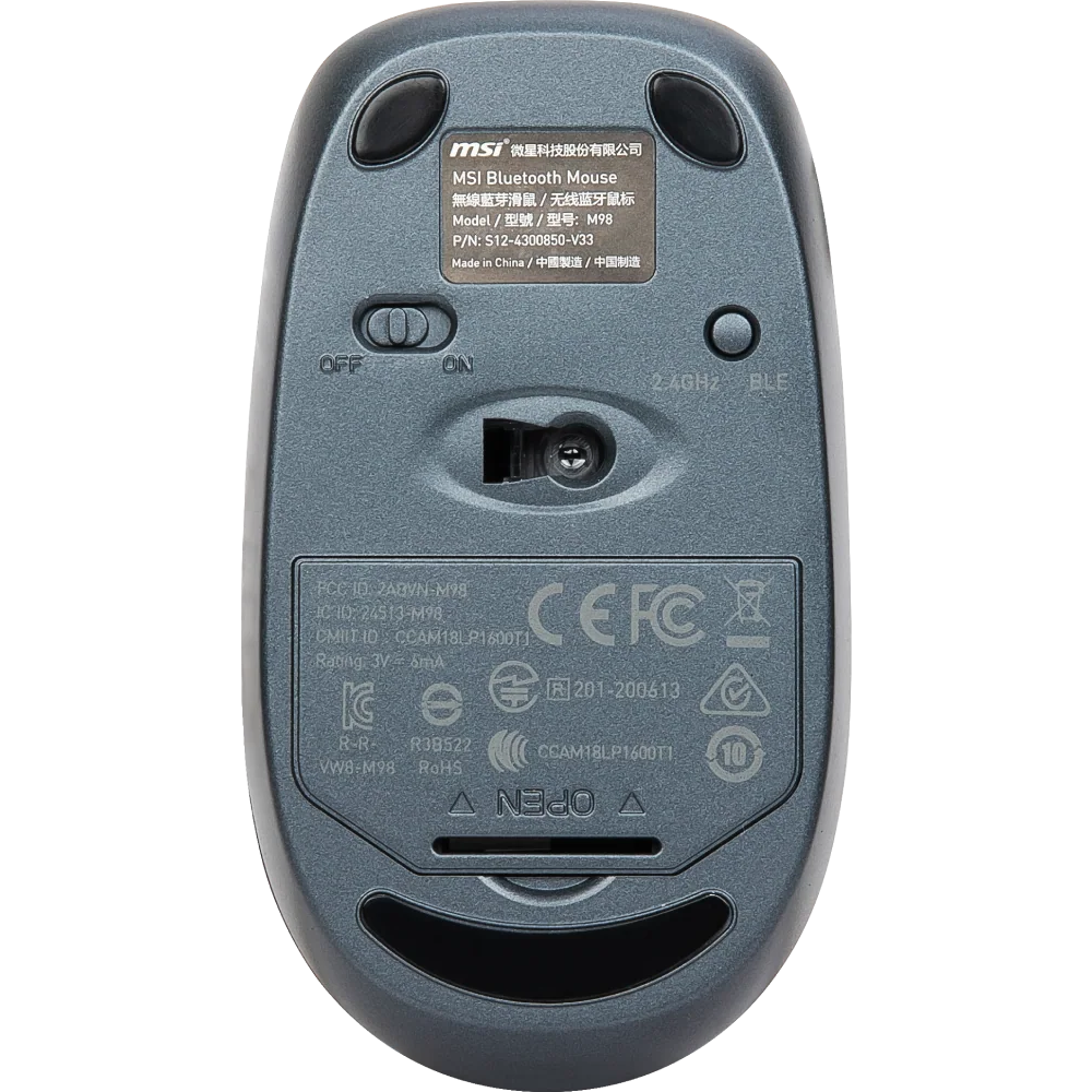 Мышь MSI M98 Grey - S12-4300910-V33 - фото 4