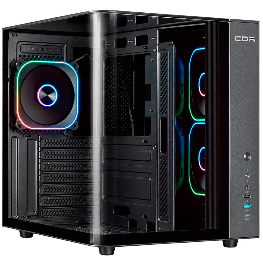 Корпус CBR PCC-ATX-X860BK-WPSU