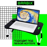 Столик для ноутбука BRABIX BT-001 черный (532899)