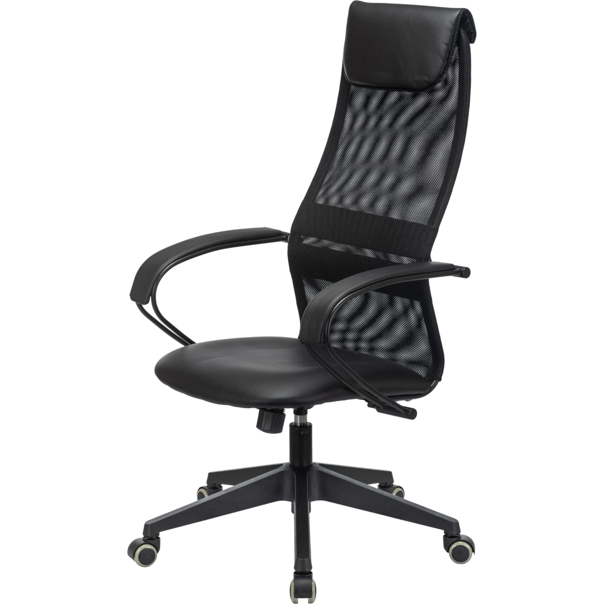 Офисное кресло Бюрократ CH-607 PU Black - CH-607/B/B-PU - фото 3