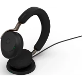 Гарнитура Jabra Evolve3 75 MS USB-A with Dongle Black (Wireless Charging Pad) (37599-999-989)