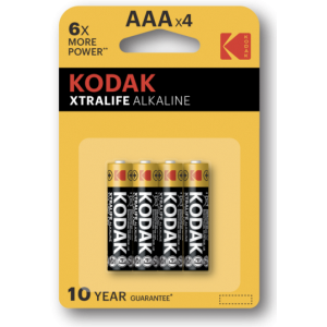 Батарейка Kodak XTRALIFE (AAA, 4 шт.) - B0014329