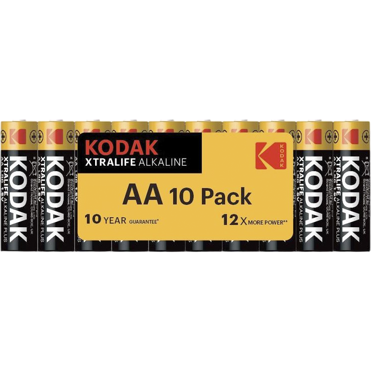 Батарейка Kodak XTRALIFE Alkaline (AA, 10 шт.) - B0073616