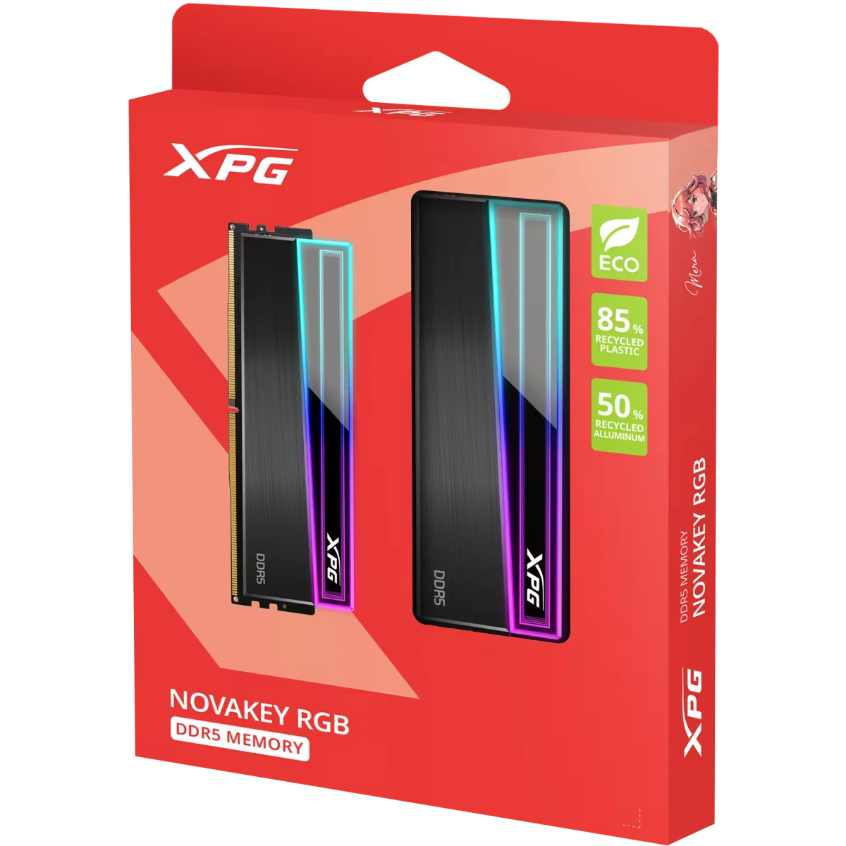 Оперативная память 64GB DDR5 6000MHz ADATA XPG Novakey RGB (AX5U6000C3032G-DCNKRBK) (2x32GB KIT) - фото 5