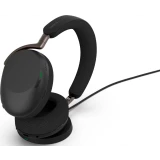 Гарнитура Jabra Evolve3 85 MS USB-A with Dongle Black (Wireless Charging Pad) (38599-999-989)