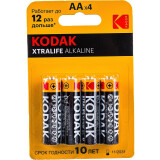 Батарейка Kodak XTRALIFE Alkaline (AA, 4 шт.) (B0014328)