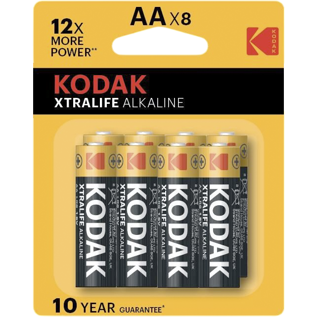Батарейка Kodak XTRALIFE Alkaline (AA, 8 шт.) - B0073094