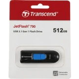 USB Flash накопитель 512GB Transcend JetFlash 790 Black (TS512GJF790K)
