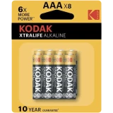 Батарейка Kodak XTRALIFE Alkaline (AAA, 8 шт.) (B0073095)