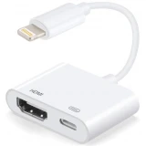 Переходник Lightning - Lightning/HDMI, KS-IS KS-381P