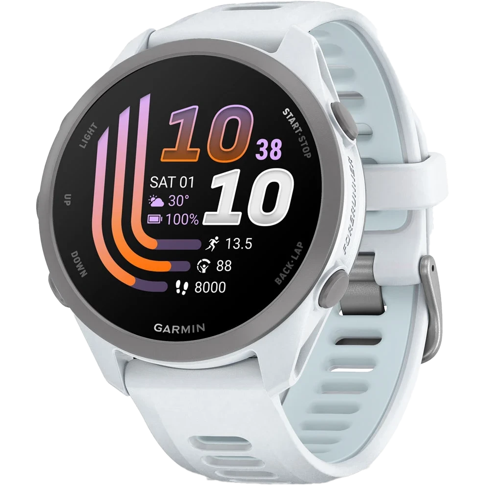 Умные часы Garmin Forerunner 170 Music Whitestone with Whitestone/Cloud Blue Band - 010-03920-11