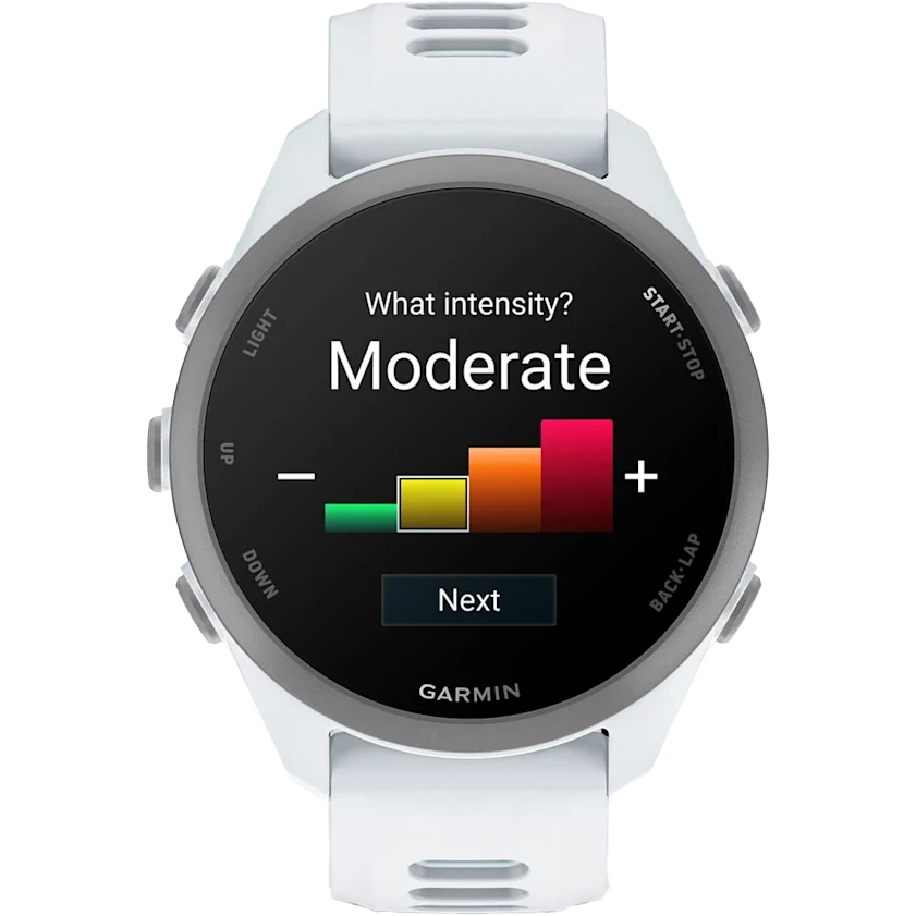 Умные часы Garmin Forerunner 170 Music Whitestone with Whitestone/Cloud Blue Band - 010-03920-11 - фото 2