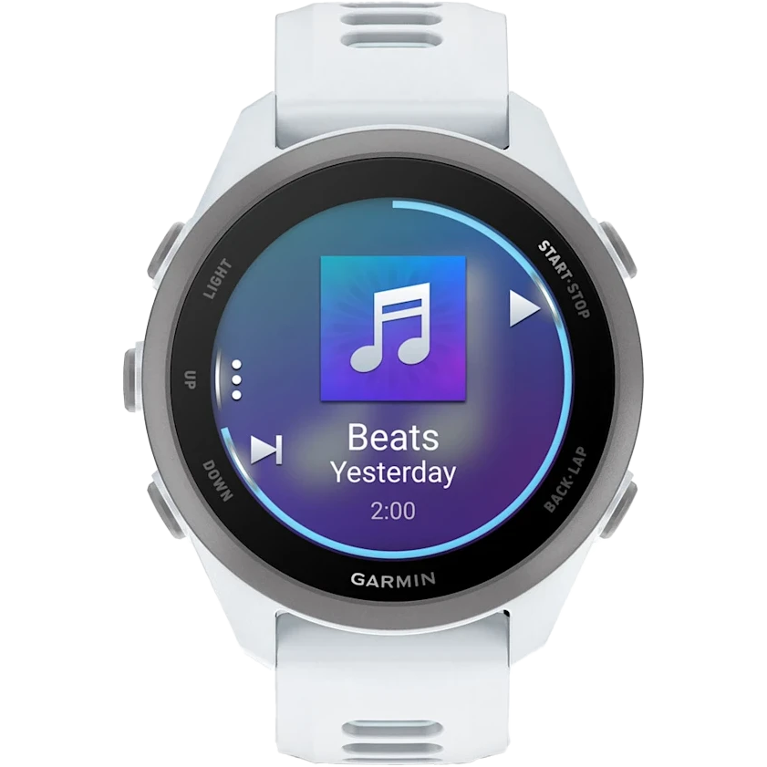 Умные часы Garmin Forerunner 170 Music Whitestone with Whitestone/Cloud Blue Band - 010-03920-11 - фото 5