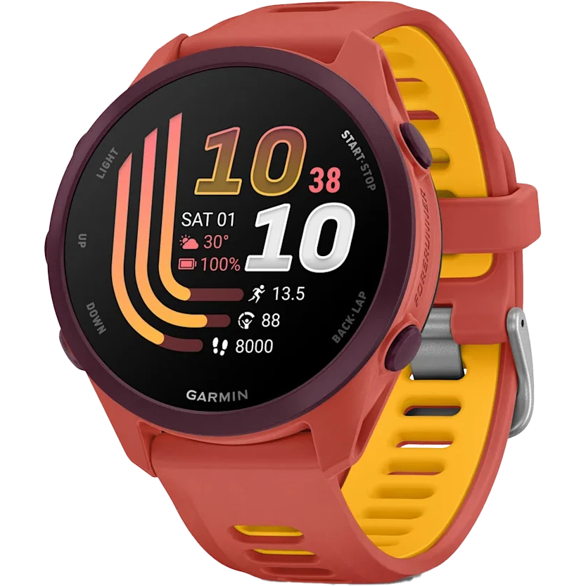 Умные часы Garmin Forerunner 170 Music Red Pink with Red Pink/Mango Band - 010-03920-13