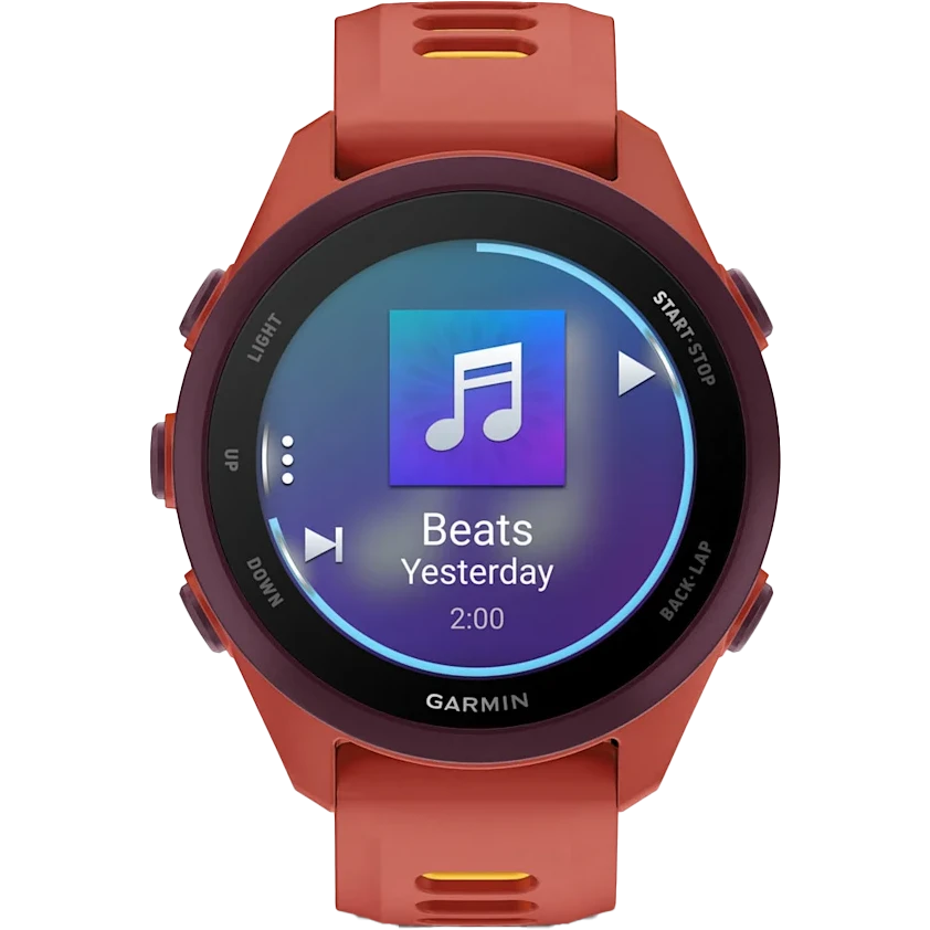 Умные часы Garmin Forerunner 170 Music Red Pink with Red Pink/Mango Band - 010-03920-13 - фото 5