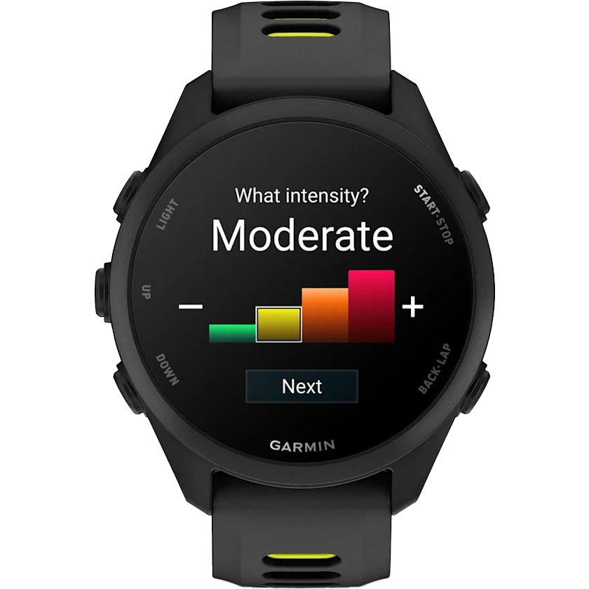 Умные часы Garmin Forerunner 170 Music Black with Black/Amp Yellow Band - 010-03920-10 - фото 2
