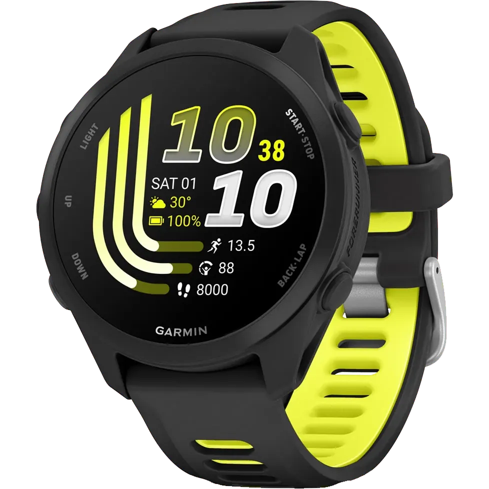 Умные часы Garmin Forerunner 170 Black with Black/Amp Yellow Band - 010-03920-00