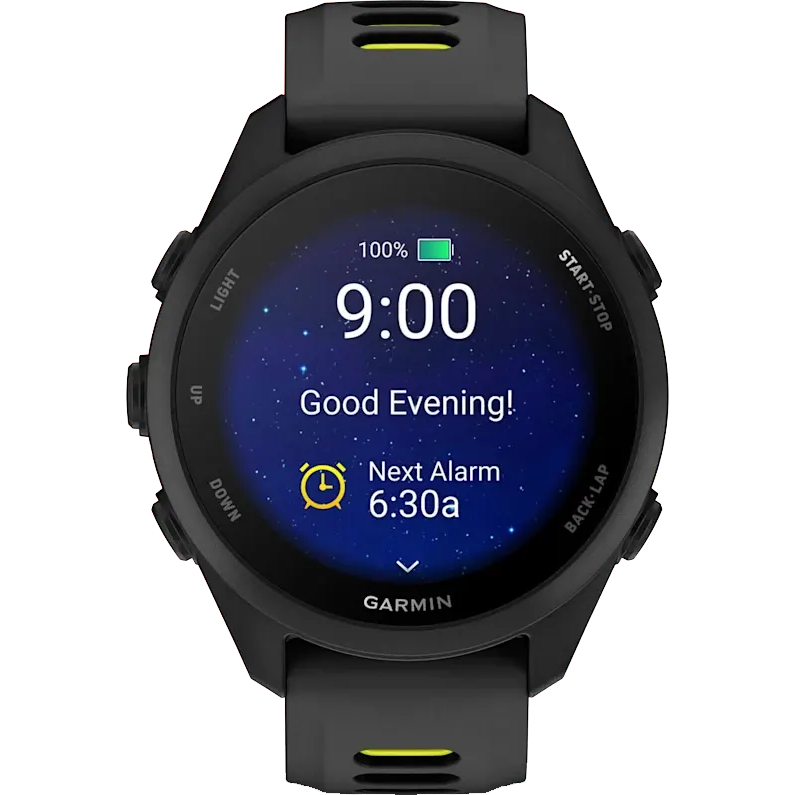 Умные часы Garmin Forerunner 170 Black with Black/Amp Yellow Band - 010-03920-00 - фото 4