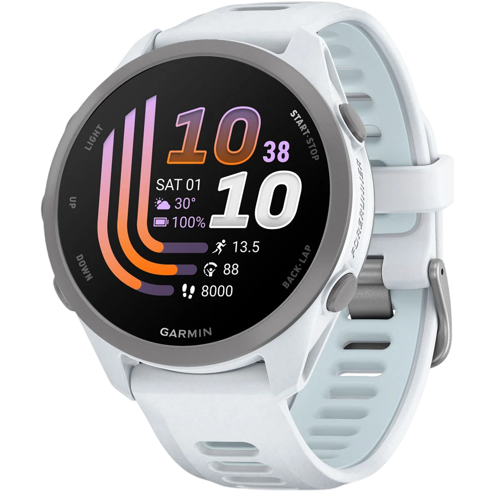 Умные часы Garmin Forerunner 170 Whitestone with Whitestone/Cloud Blue Band - 010-03920-01