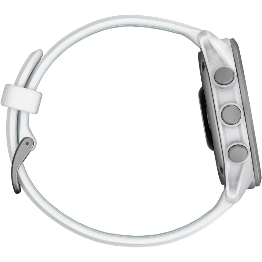 Умные часы Garmin Forerunner 170 Whitestone with Whitestone/Cloud Blue Band - 010-03920-01 - фото 6