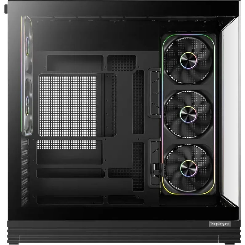 Корпус 1STPLAYER OV8 ARGB Black (OV8-BK-2FP7R-3-1FP7-2-HUB3) - фото 3