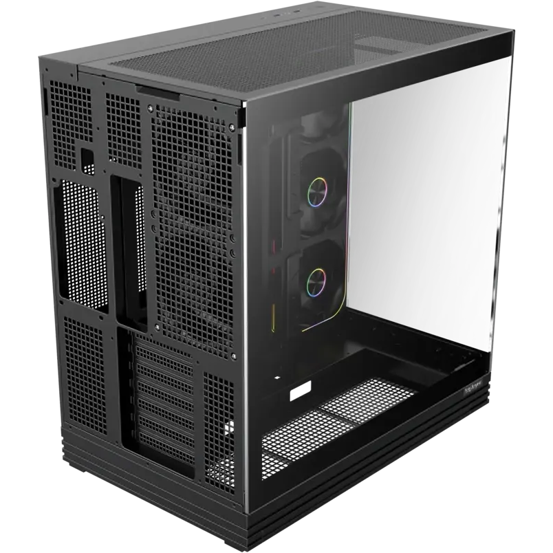 Корпус 1STPLAYER OV8 ARGB Black (OV8-BK-2FP7R-3-1FP7-2-HUB3) - фото 4