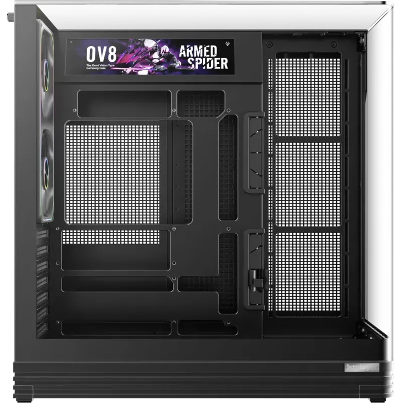 Корпус 1STPLAYER OV8S ARGB Black (OV8S-BK-1FP7R-3-1FP7-2-HUB3) - фото 5