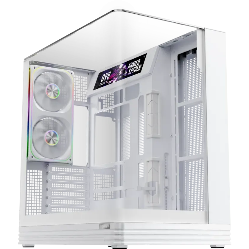Корпус 1STPLAYER OV8S ARGB White (OV8S-WH-1FP7R-3-W-1FP7-2-W-HUB3)